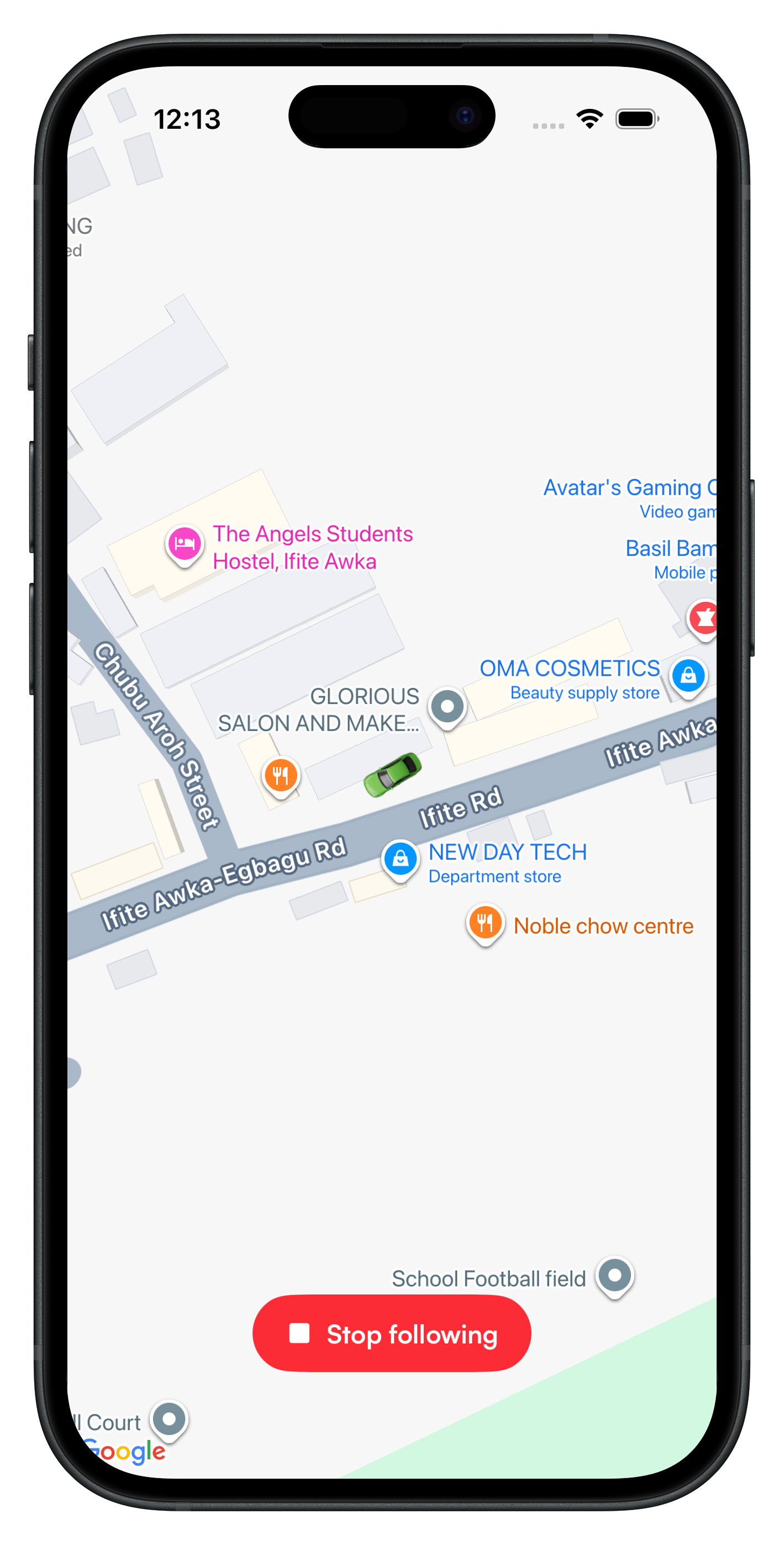 LynqOne app, live vehicle tracking